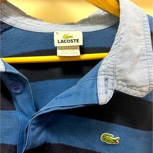 Blue and Black Rugby Lacoste jersey